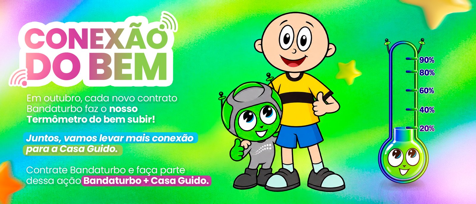 Cliente Turbo: 50% de desconto na primeira mensalidade para novas contratações em setembro.
