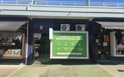 Fachada da unidade da Bandaturbo em Balneário Rincão